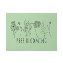 Keep Blooming Fußmatte