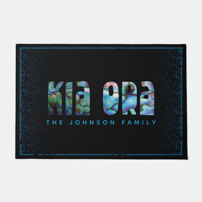 TAPETE KIA ORA KIWI GANHANDO DOORMAT (Frente)