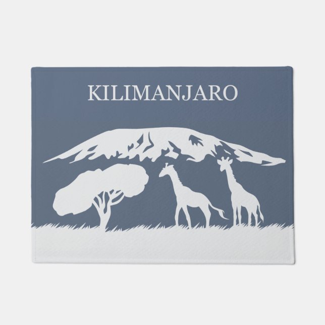 Tapete Kilimanjaro (azul) (Frente)