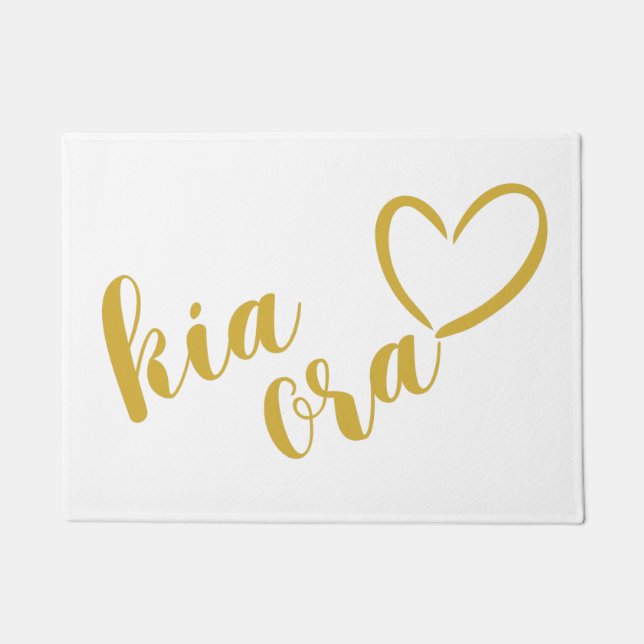 TAPETE KIWI NEW ZEALAND KIA ORA NZ MAORI BEM-VINDO PALAVR (Frente)