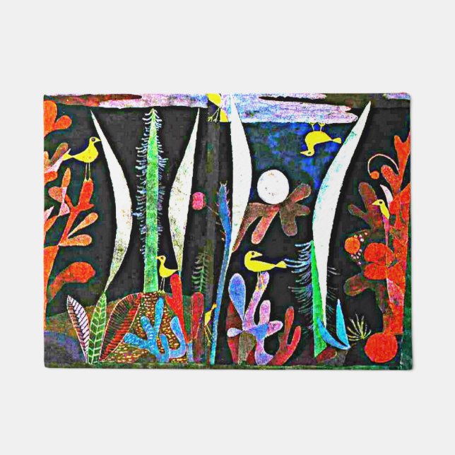 Tapete Klee - Paisagem com Aves Amarelas  (Frente)