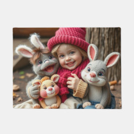 Tapete Kuschelfreunde im Herbstzauber