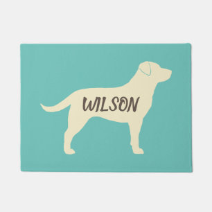 Tapete Labrador Amarelo Retriever Silhouette Lover