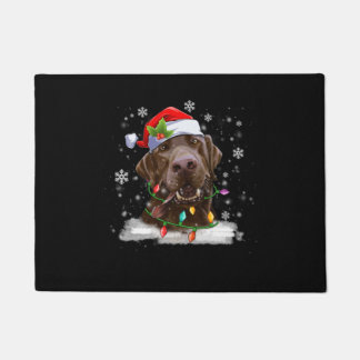 Tapete Labrador do Natal - Retriever Dog Chocolate Lab Lo