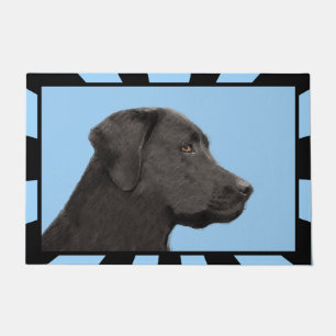 Tapete Labrador Retriever Black Pintura Original