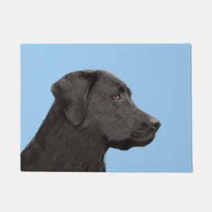 Tapete Labrador Retriever Black Pintura Original