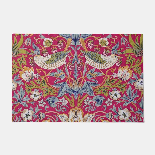 Tapete Ladrão de Morango, William Morris (Frente)