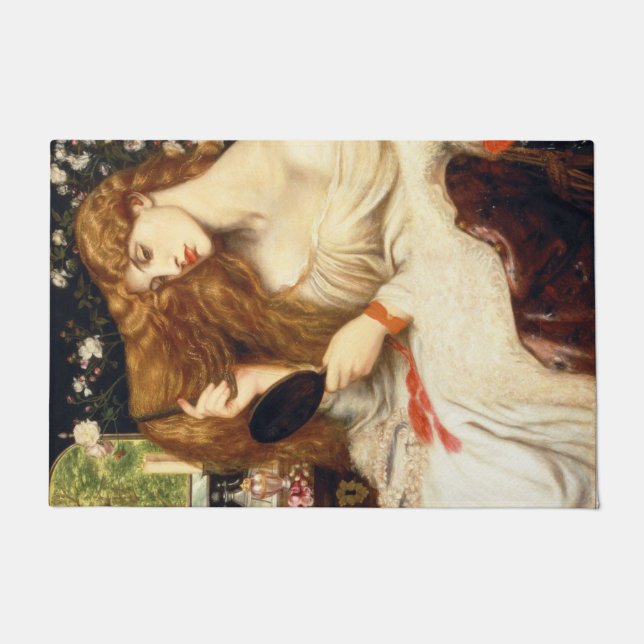 Tapete Lady Lilith (Beleza Impressionante com Cabelo Verm (Frente)