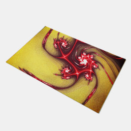 Tapete Lagarto fractal avermelhado na textura arenosa ocr