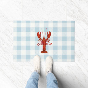 Tapete Lagosta Gingham Buffalo Check Coastal