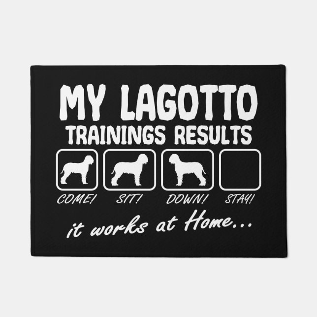 Tapete Lagotto Romagnolo Dog Trainings Results Funny (Frente)