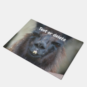 Tapete Lama Preto Bonito Próximo Personalizado