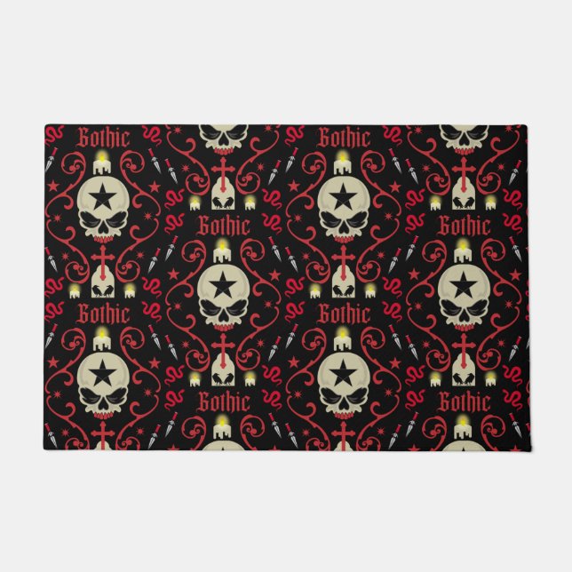 Tapete Lâmpada Gótica E Acessórios (Frente)