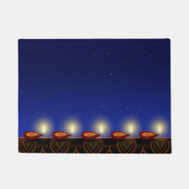 Tapete Lâmpada Luminosa Diwali - Porta Mat