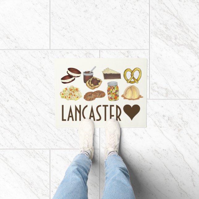 Tapete Lancaster, Comidas holandesas Amish da PA, Pensilv (Interior)