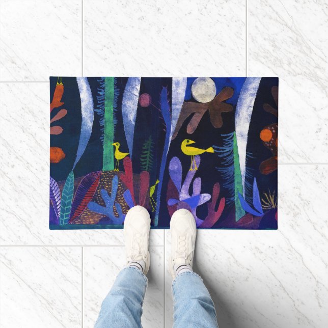 Tapete Landscape with Yellow Birds, Paul Klee (Interior)