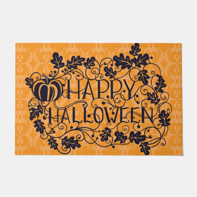 TAPETE LARANJA E PRETO VINHOS DE COZINHOS (Frente)