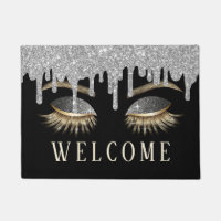 Lashes Beauty Salon Silver Drivers Black Welcome