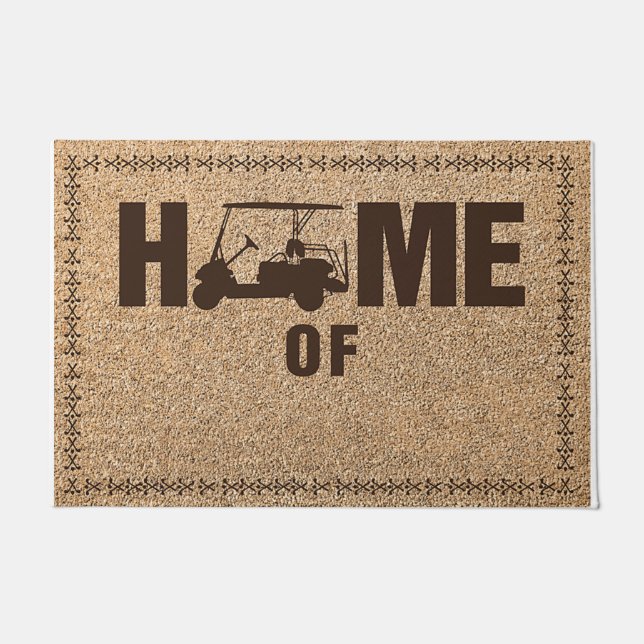 Tapete Last Name Custom Door Mat - Welcome Mat (Frente)