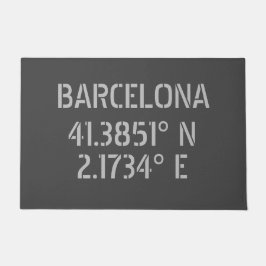 Tapete Latitude da Espanha de Barcelona e Longitude