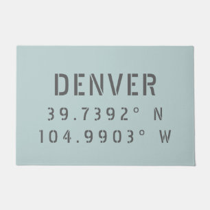Tapete Latitude de Denver e Longitude