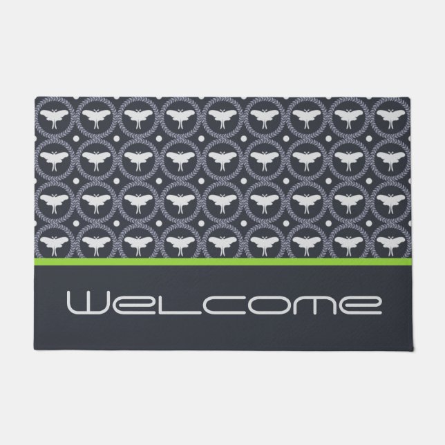 Tapete Laurel Wreath & Luna Moth (Frente)