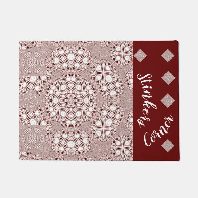 Tapete Lavishly On Stellar Gingham Red White Dog Pet (Frente)