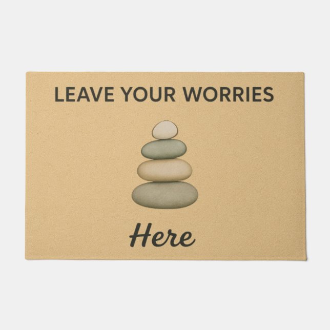 Tapete Leave Your Worries Here (Frente)