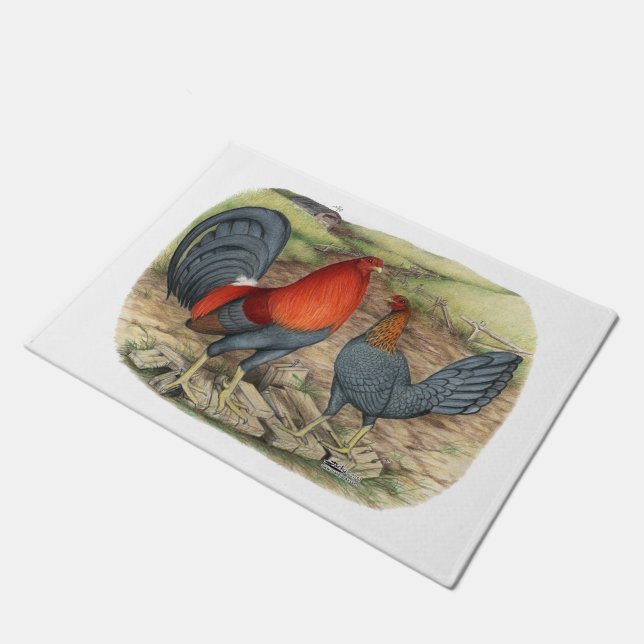 Tapete Leds Azuis do Jogo Americano (Inclinado)