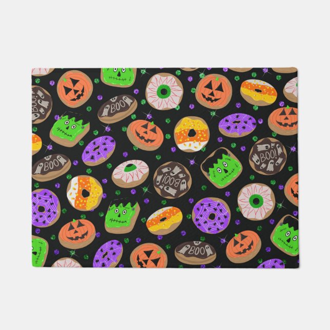 Tapete Legal Glitter Confetti Rosquinha Halloween (Frente)