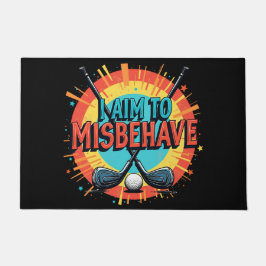 Tapete Legal Porta De Golf Com Uma Citação Engraçada