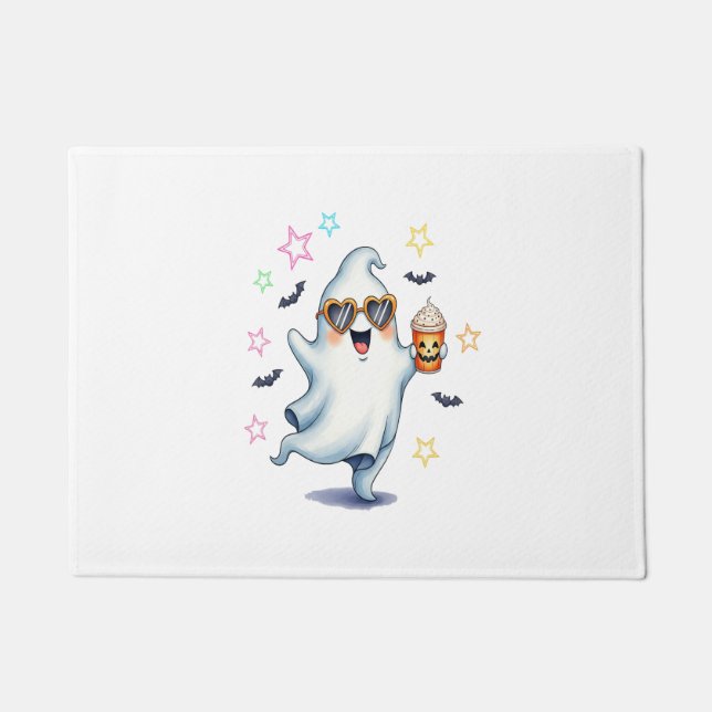 Tapete Legal Vibes do Halloween do Fantasma (Frente)