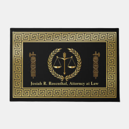 Tapete Lei Escala Laurel Wreath Grega Key Fasces Lawyer's