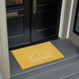 Tapete Lemon Yellow Simple Modern Hello Sunshine