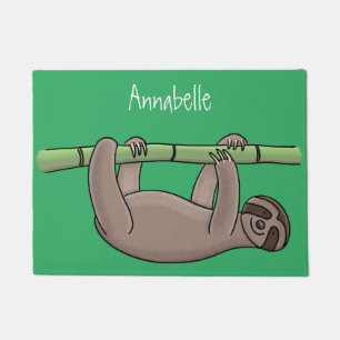 Tapete Lenta sorridente e bonita na ilustração do desenho