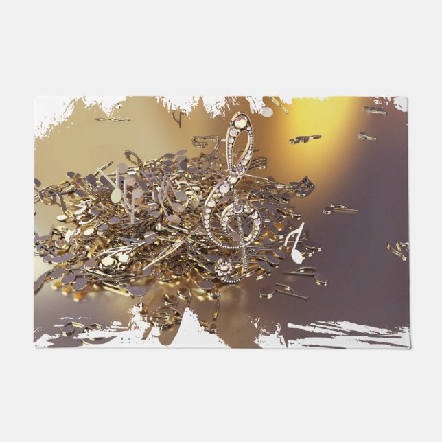 Tapete Lente de triplo muscular e notas de queda (Frente)