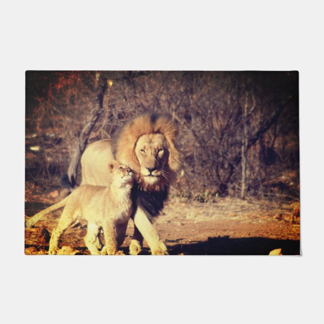 Tapete Leões de Cudddding (Frente)