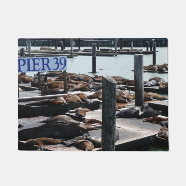 Tapete Leões Marinhos do Pier 39 (Frente)