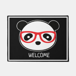 Tapete Leon O Urso De Panda Bem-Vindo Mat