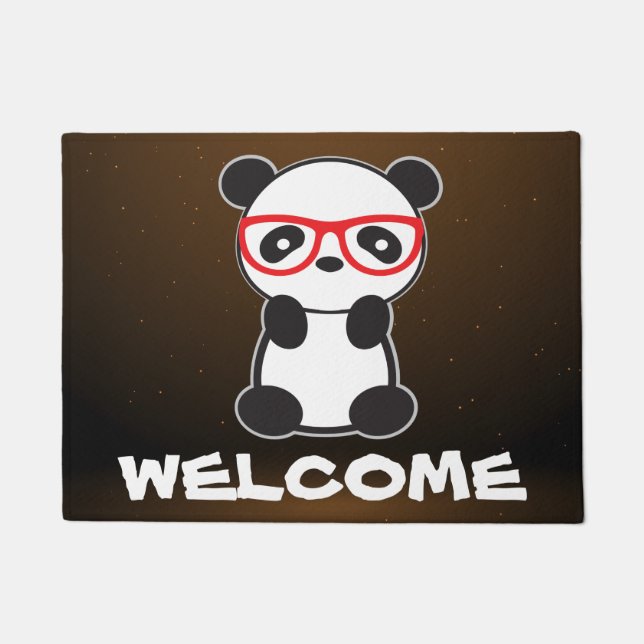 Tapete Leon The Panda Bear Welcome Mat (Frente)