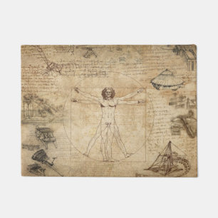 Tapete Leonardo Da Vinci O Homem Vitruviano