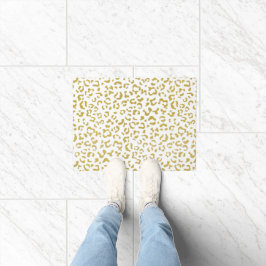 Tapete Leopardo Dourado, Brilho Dourado, Impressão Leopar
