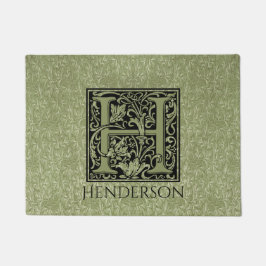 Tapete Letra H Primeira Letra Monograma Personalizada