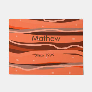 Tapete letra inicial simples monograma acrescentar nome m