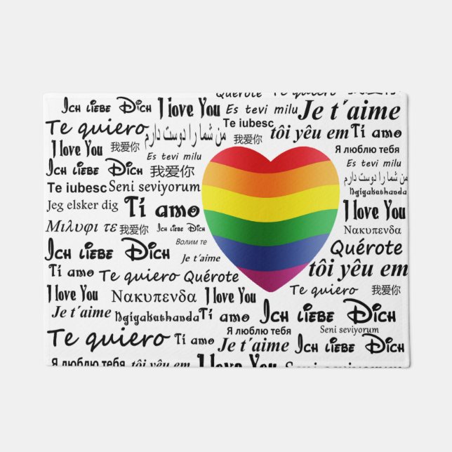 Tapete LGBT eu te amo (Frente)
