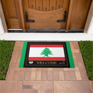 Tapete Líbano e Libanês Flag house mats /esportivos Bem