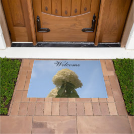 Tapete Limão bonito Hydrangea Blue Sky Doormats