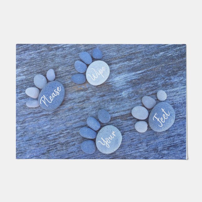 Tapete Limpe por favor seus pés (Frente)