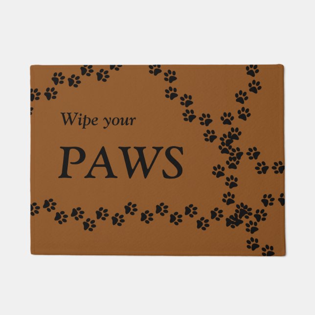 Tapete Limpe seu Doormat das patas (Frente)