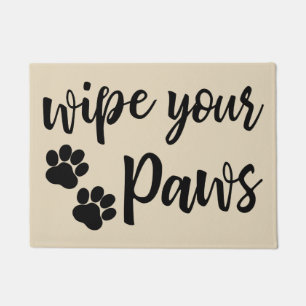 Tapete Limpe seu Doormat das patas